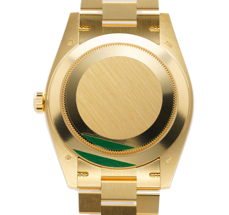 40mm 18k Yellow Gold President Champagne Roman Dial