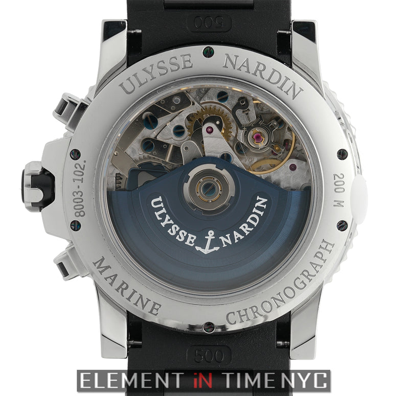 Chronograph Stainless Steel 43mm Silver Dial