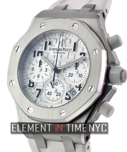 Chronograph Steel Silver Dial 37mm