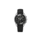 42mm Moonwatch Professional Hesalite Crystal Solid Case Back On Strap