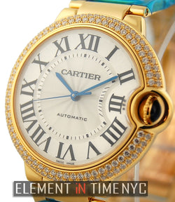 Cartier Ballon Bleu 36 mm Stainless Steel 18 Carats Yellow Gold