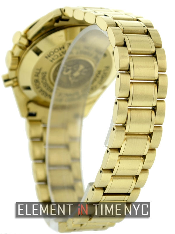 Moonwatch Speedmaster Yellow gold Chronograph Watch 3195.50.00