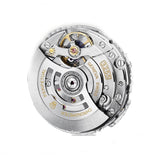 40mm Platinum President Fluted Bezel Ice Blue Index Dial