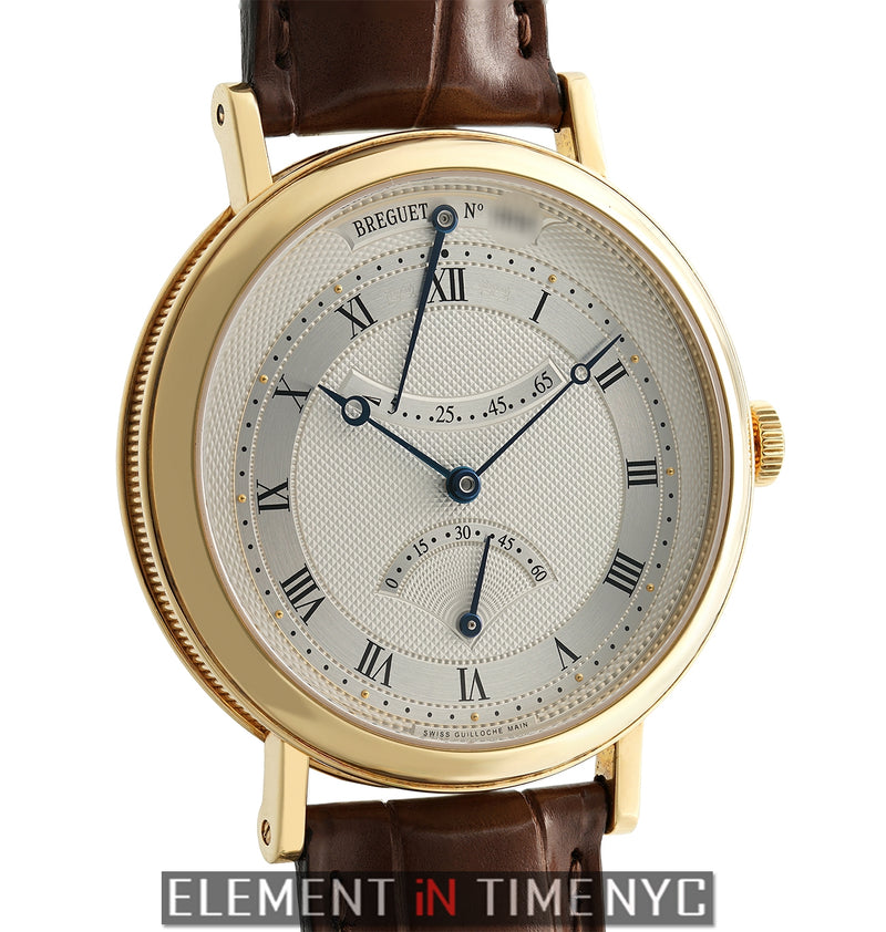 Retrograde Seconds 18k Yellow Gold 39mm Silver Dial