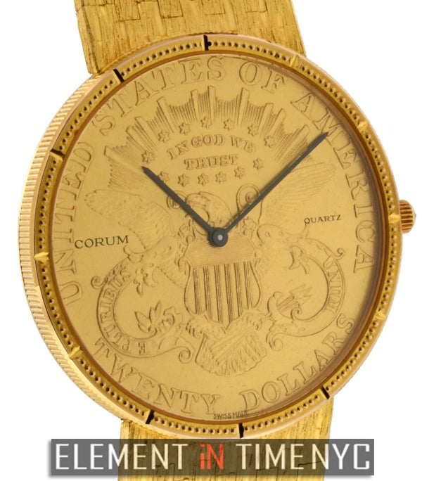 Vintage $20 Gold Coin 35mm