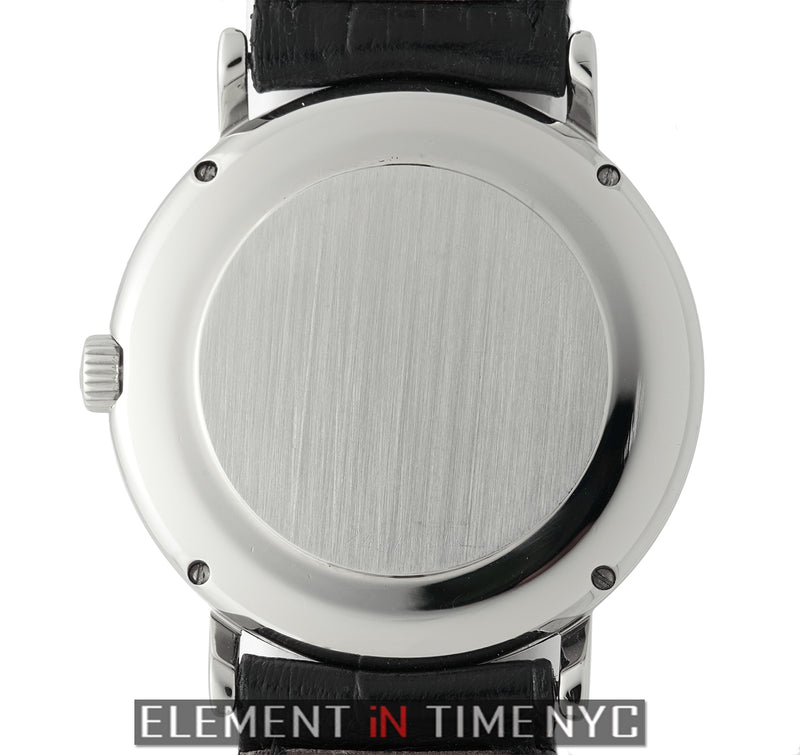 Stainless Steel White Enamel Dial 34mm Automatic