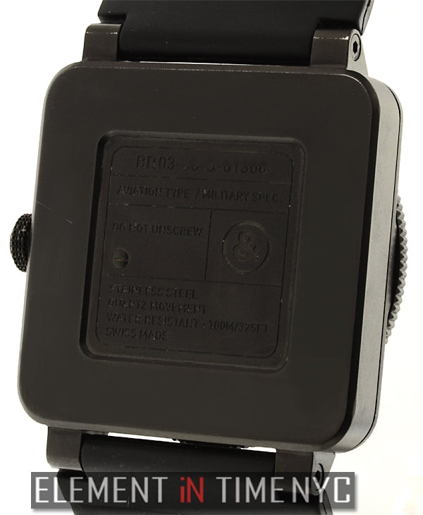 Carbon 42mm Black Dial Quartz