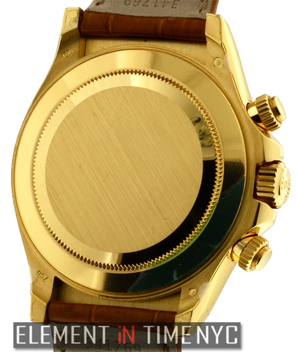 18k Yellow Gold Blue Dial