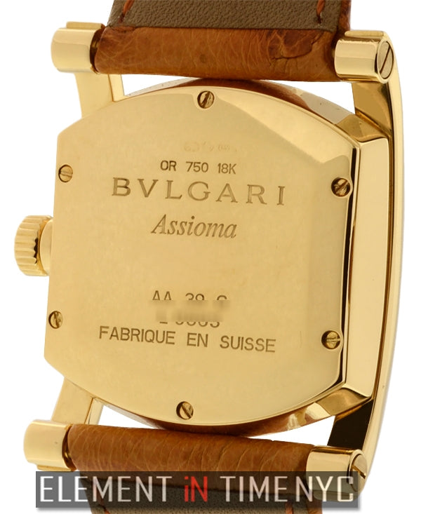 18k Yellow Gold 30mm Ivory Dial