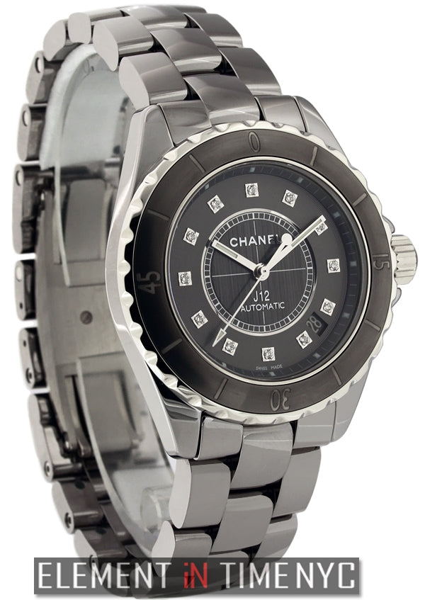 Used Chanel J12 H0969 ceramic 38mm auto watch