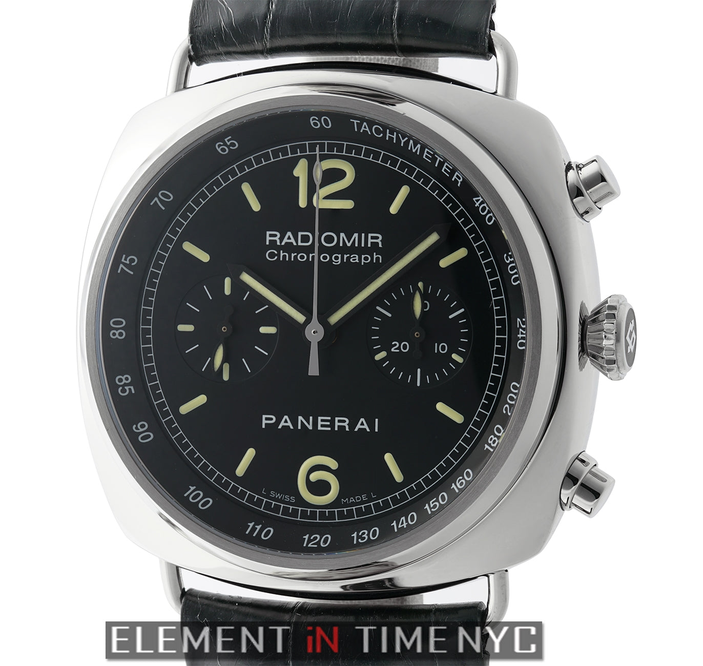 Panerai Radiomir Chronograph Steel 45mm Black Dial M Series PAM