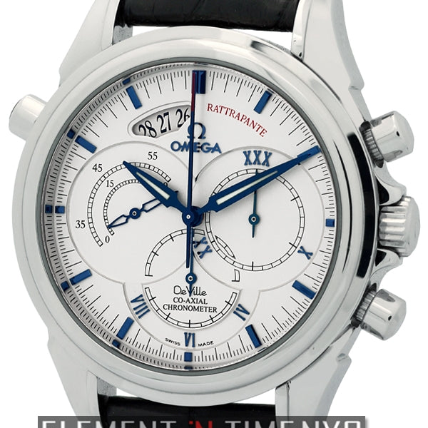 Omega De Ville Co Axial Rattrapante 4847.30.31 Element iN Time NYC