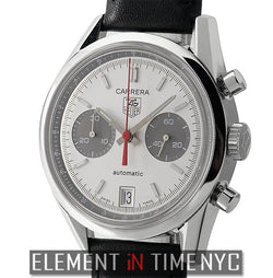 Jack Heuer Chronograph 38mm Silver Dial Limited Edition 2004