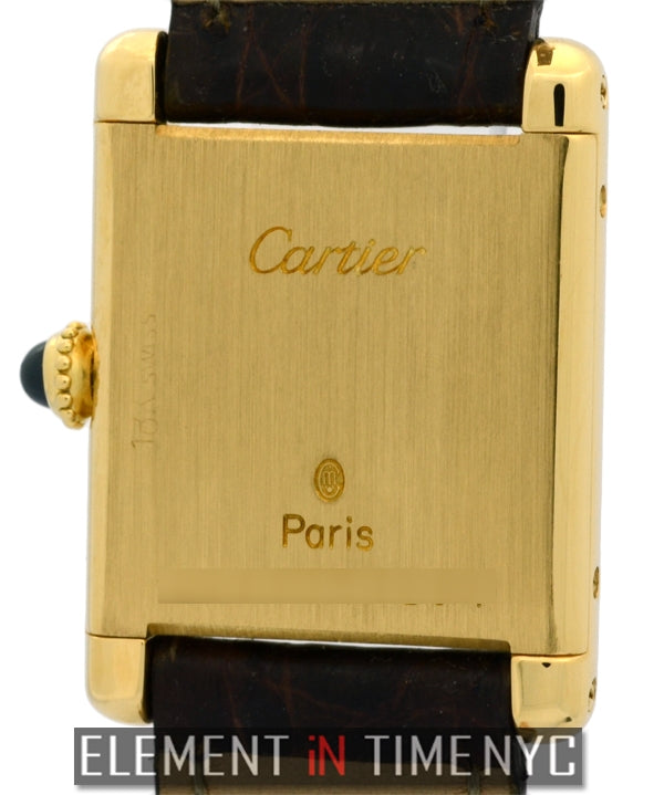 SOLD - Vintage Cartier 18k Manual Wind Tank Louis - $2,500