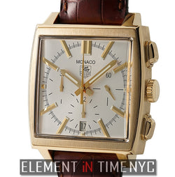 Chronograph 38mm 18k Yellow Gold Silver Dial 2007