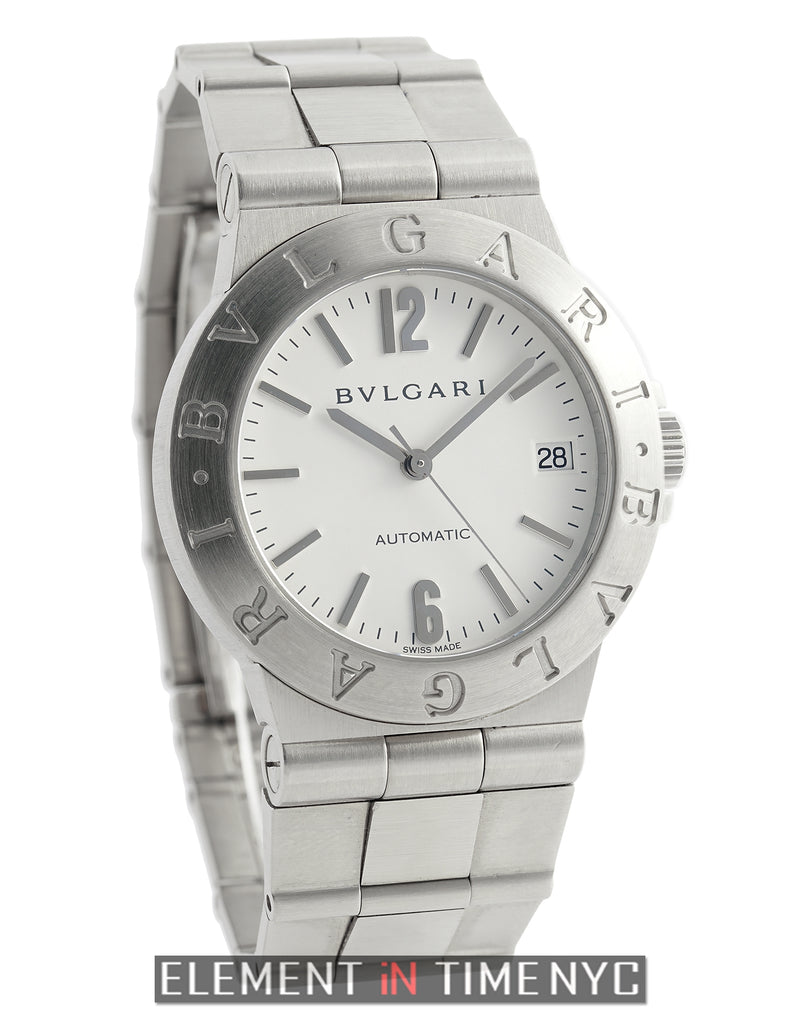 Stainless Steel 36mm White Dial Automatic