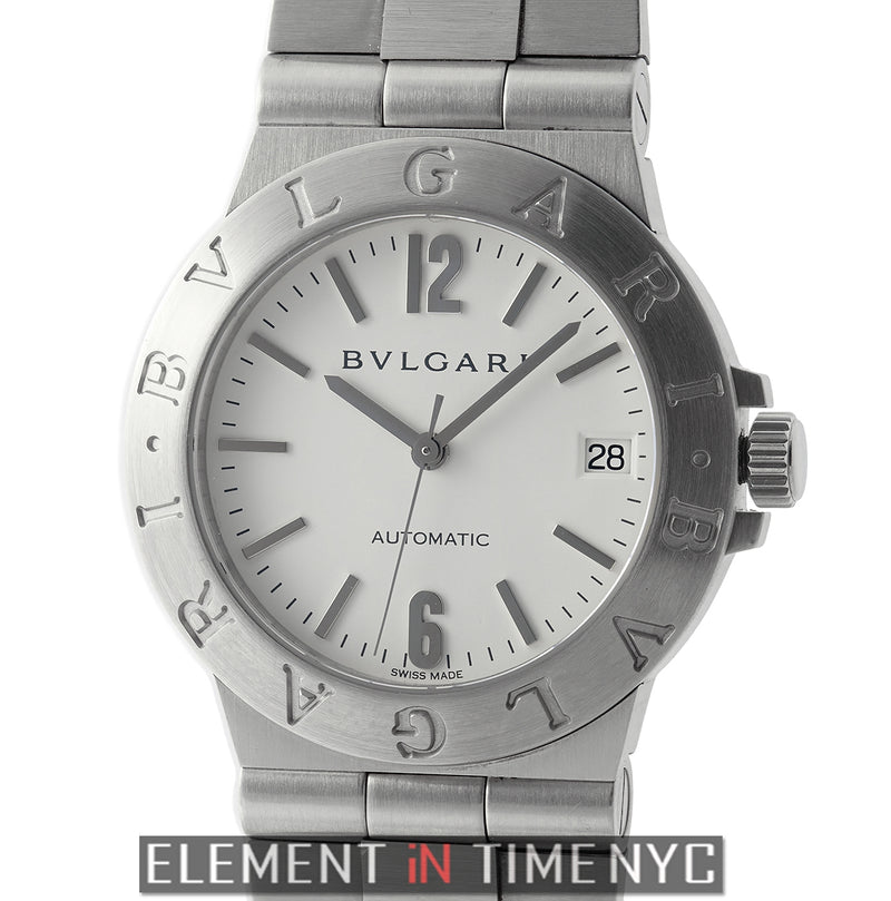Stainless Steel 36mm White Dial Automatic