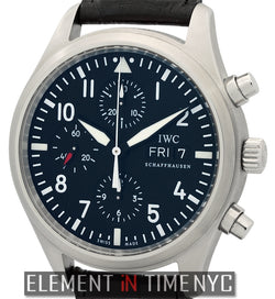 Pilot Chronograph Stainless Steel Black Dial 42mm