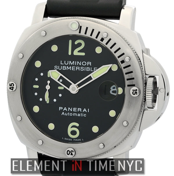 Submersible Stainless Steel 44mm Black Dial