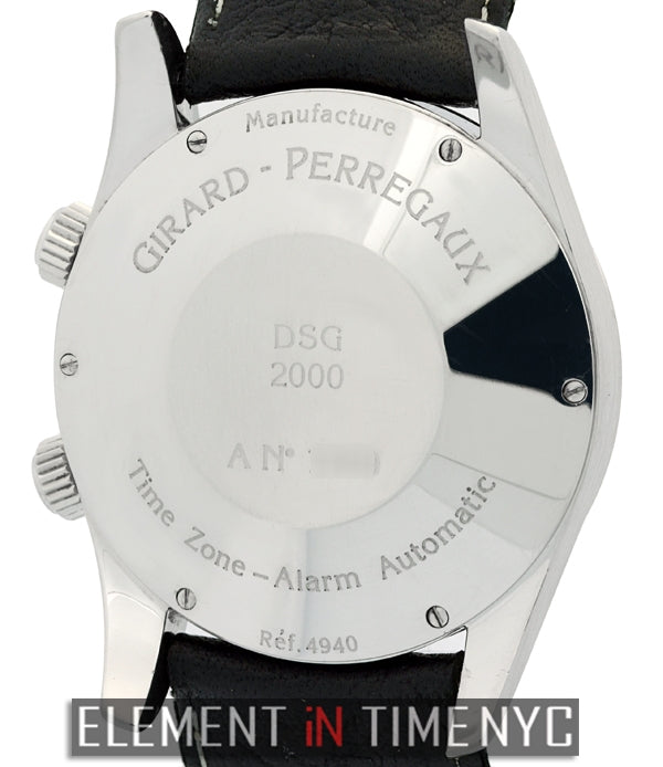 GMT Alarm Stainless Steel 38mm