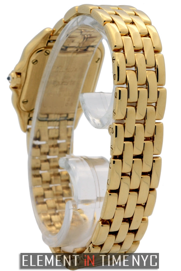 Panthere Ladies 22mm 18k Yellow Gold With Diamonds