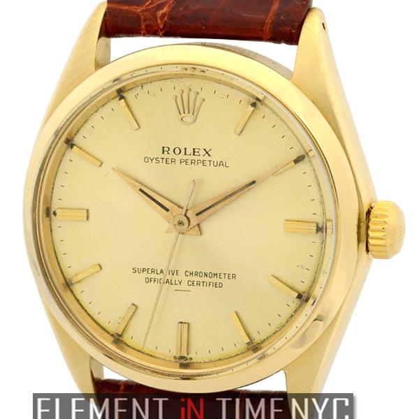 Rolex oyster perpetual gold vintage online