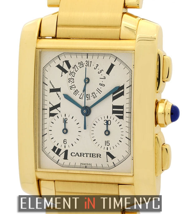 Cartier Tank Française Small 18kt Yellow Gold Quartz Ladies Watch WGTA0031