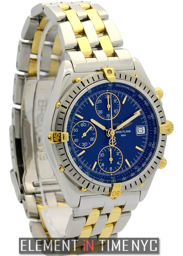Stainless Steel / 18k Yellow Gold 39mm Blue Dial