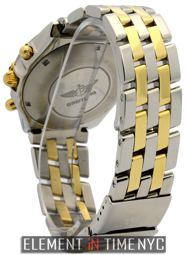 Stainless Steel / 18k Yellow Gold 39mm Blue Dial
