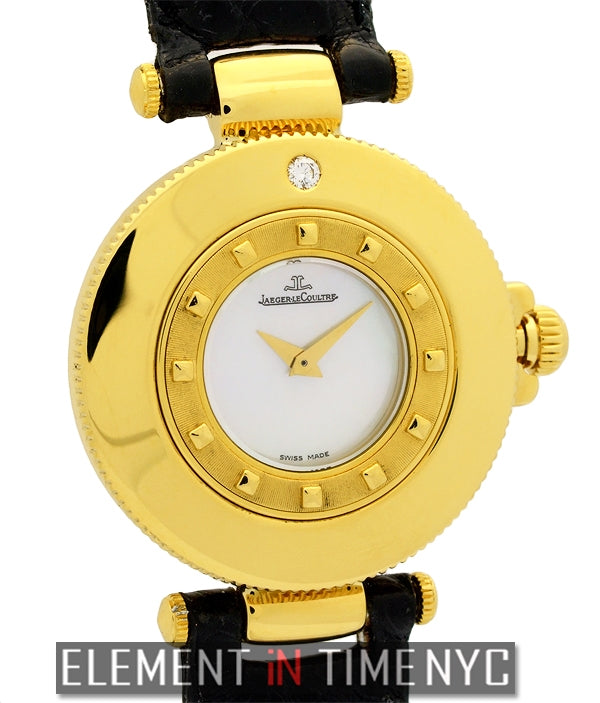 18k Yellow Gold Mother Of Pearl Dial