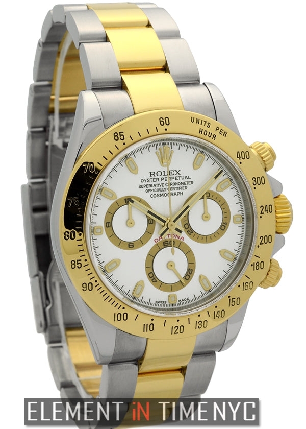 Steel & Gold White Dial P Series