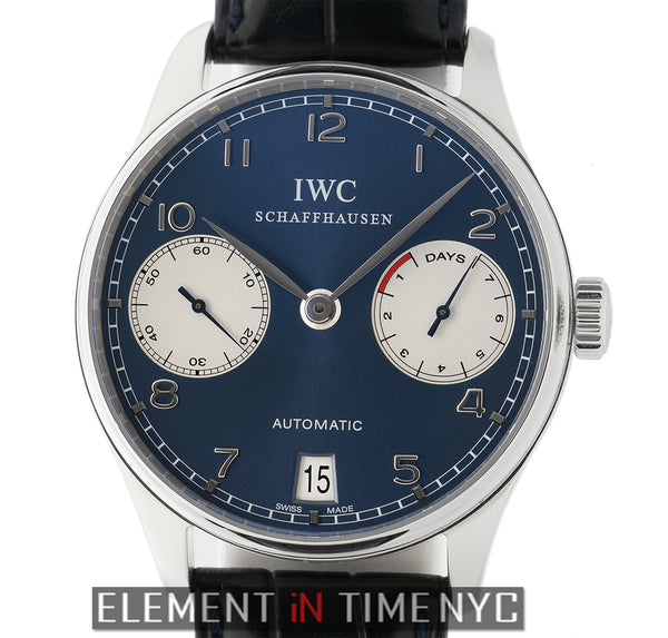 7-Day Power Reserve Steel 42mm Blue Dial Laureus LTD ED