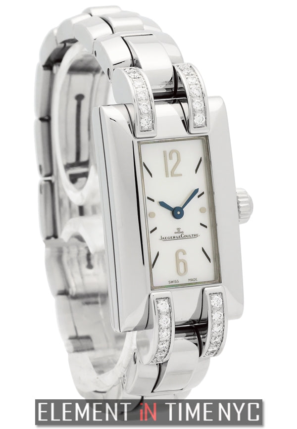 Stainless Steel With Diamonds MOP Dial