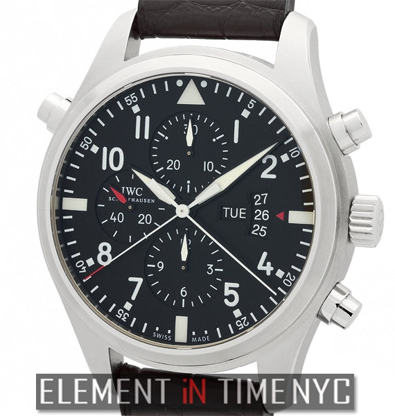 Pilot Double Chronograph 46mm Stainless Steel