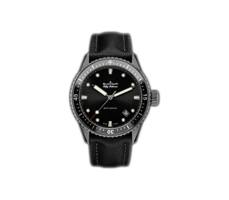 44mm Bathscaphe Ceramic Black Dial