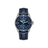 38mm Bathyscaphe Steel Ceramic Bezel Blue Dial