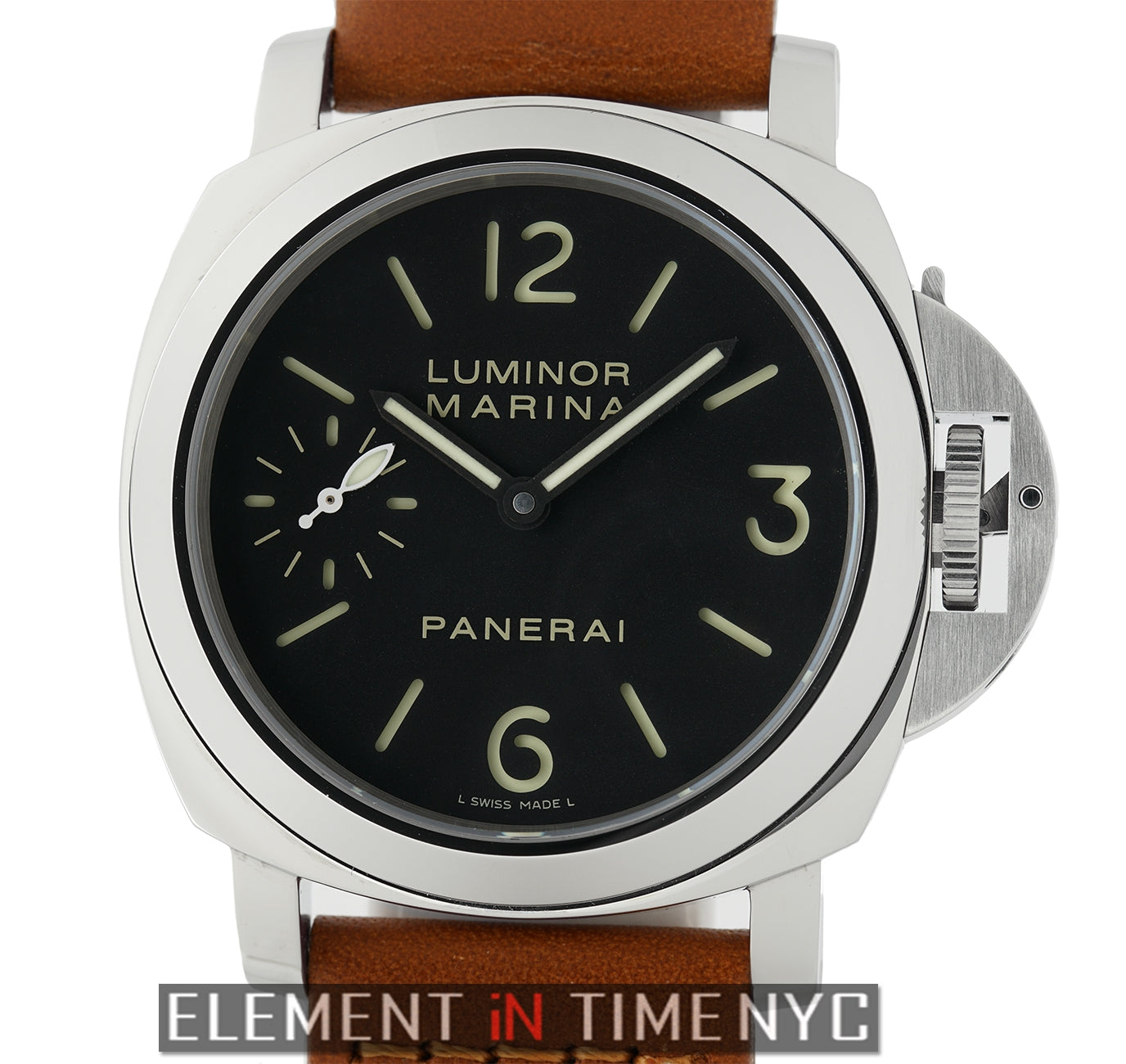 Officine Panerai Luminor Marina 44mm Steel Black Sandwich Dial