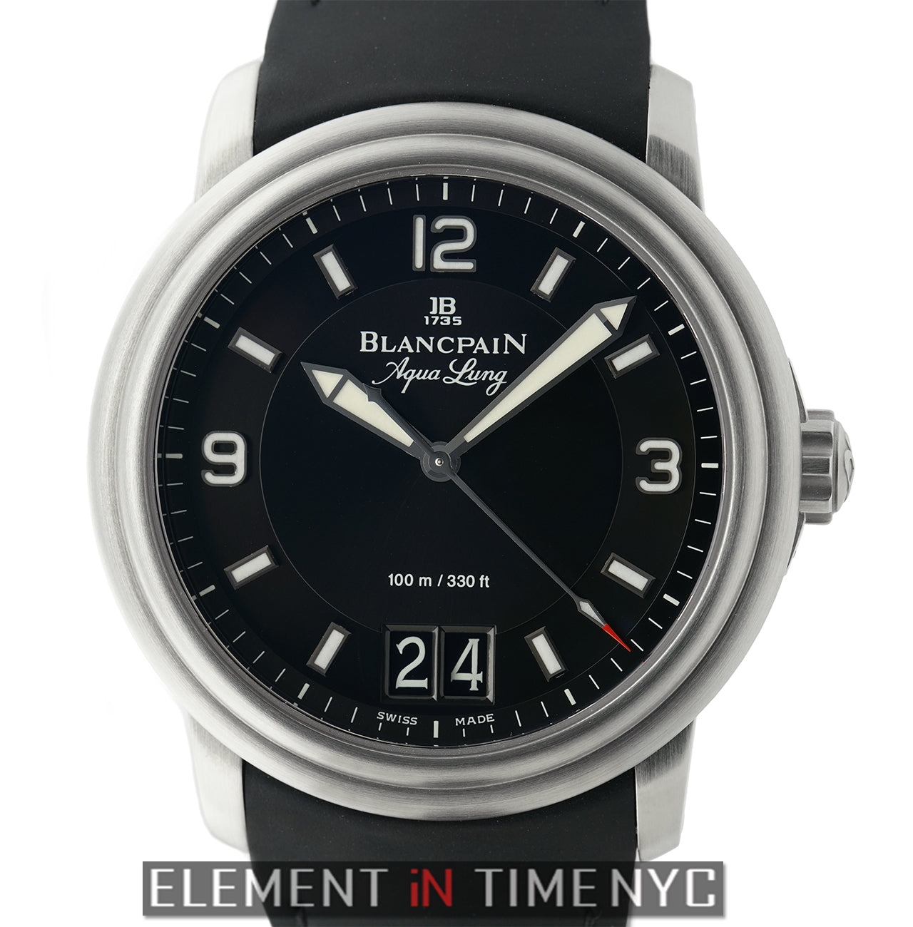 Blancpain léman aqua lung large clearance date