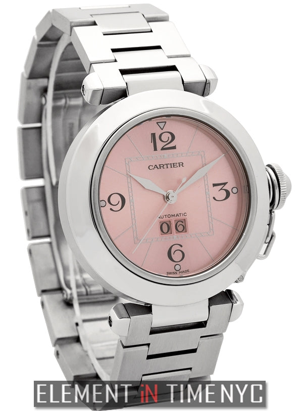 Pasha C Large Date Stainless Steel 35mm Pink Dial