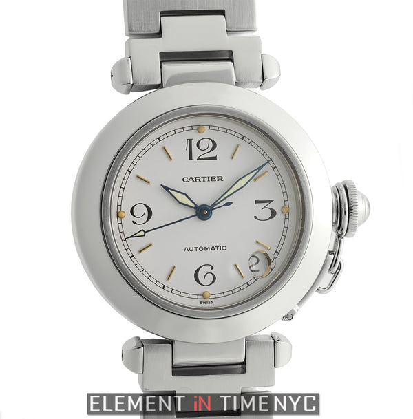 Pasha C Stainless Steel 35mm White Dial Automatic