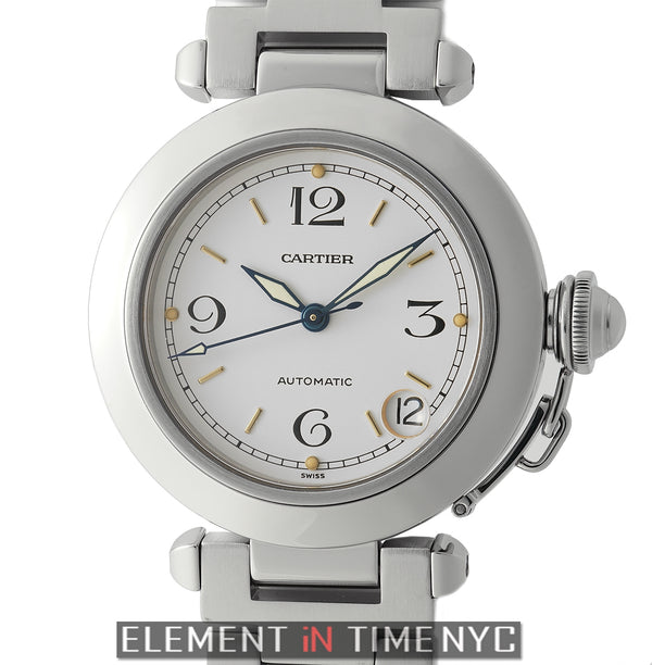 Pasha C Stainless Steel 35mm White Dial Automatic