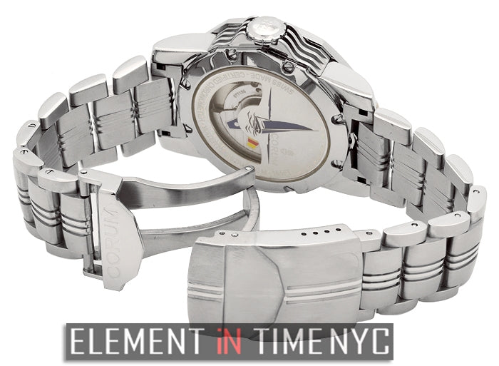 Stainless Steel 44mm White Dial