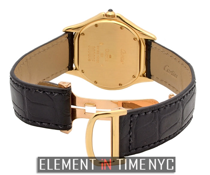 18k Yellow Gold 33mm Quartz