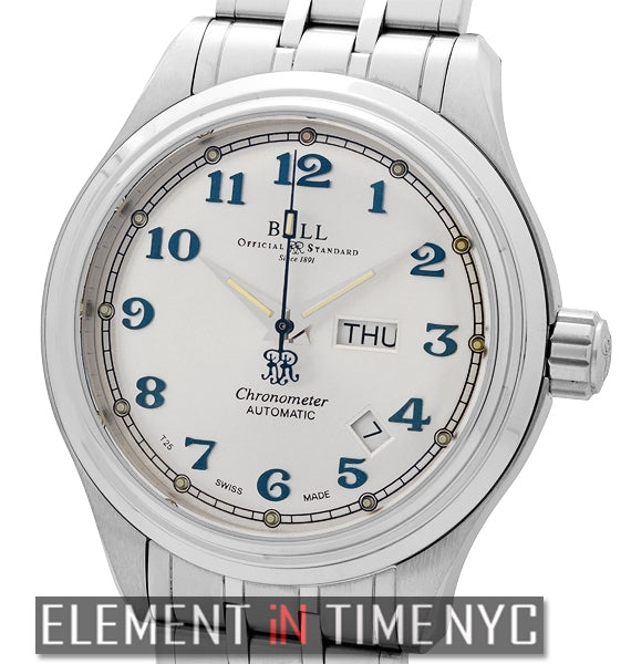 Cleveland Express Day-Date 41mm Silver Dial