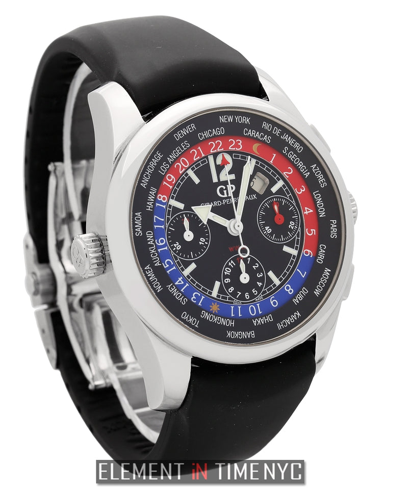 Restivo Limited Chronograph World Time Stainless Steel 43mm