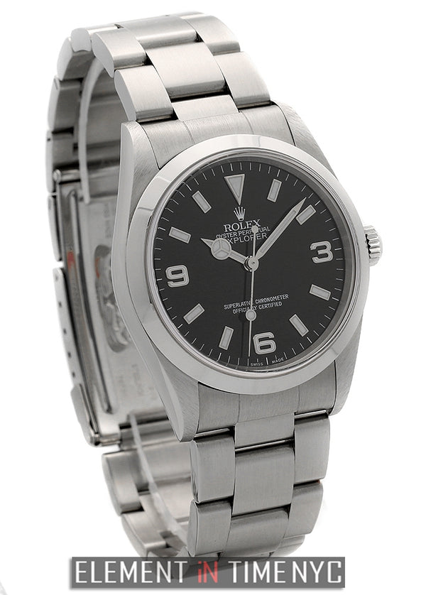 Stainless Steel Black Dial 1999 36mm
