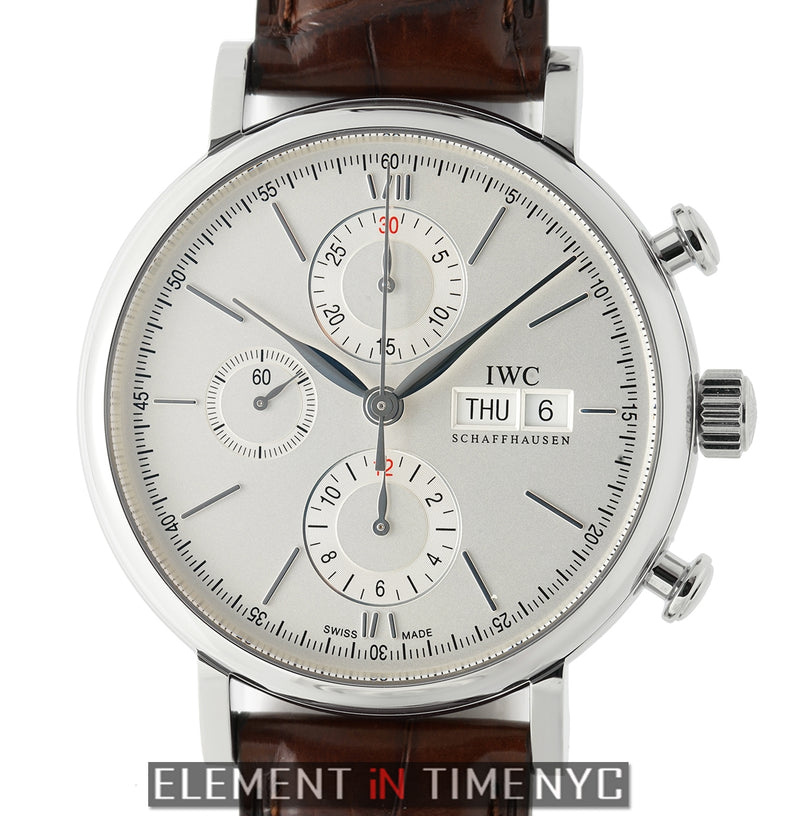 Chronograph Stainless Steel Silver Dial