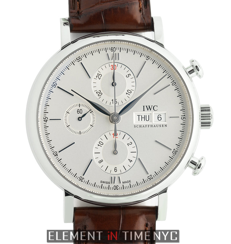 Chronograph Stainless Steel Silver Dial
