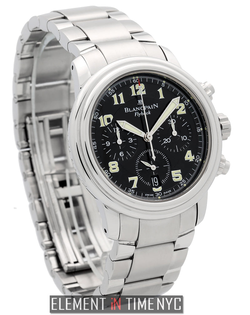 Flyback Chronograph Stainless Steel Black Dial