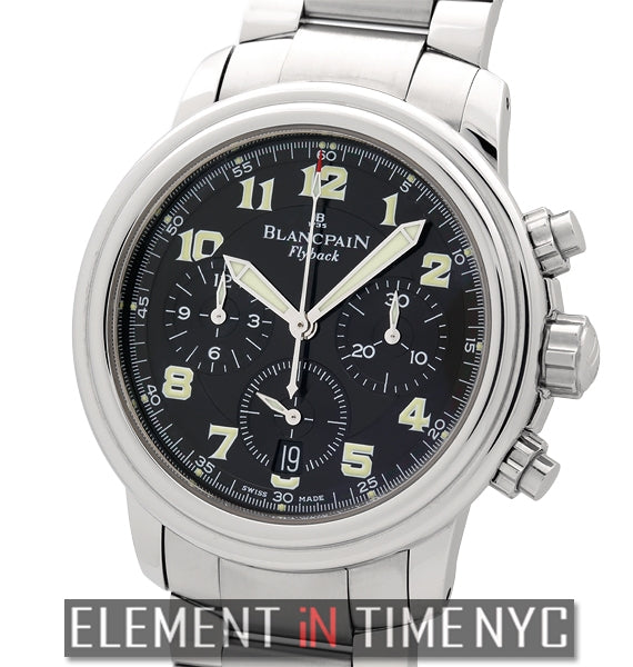 Flyback Chronograph Stainless Steel Black Dial